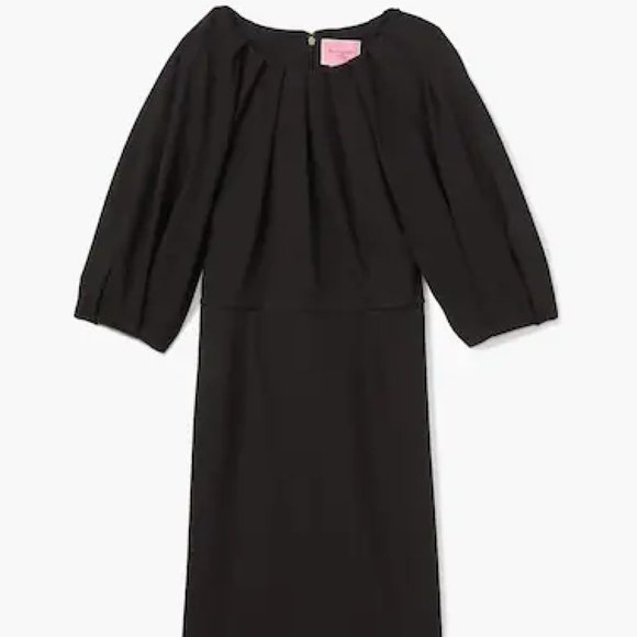 Kate Spade EUC Ponte Pleated-shoulder Dress - Picture 6 of 9